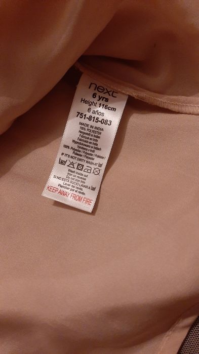 Rochie Rochiță fetita 6 ani 116 cm dimensiuni în poze