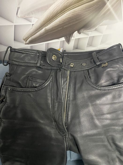 Pantaloni piele dama moto Louis