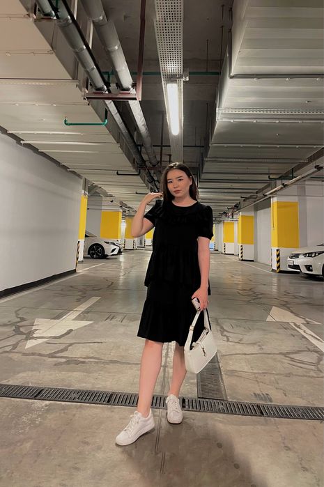 Платье черное на выход, на повседневку