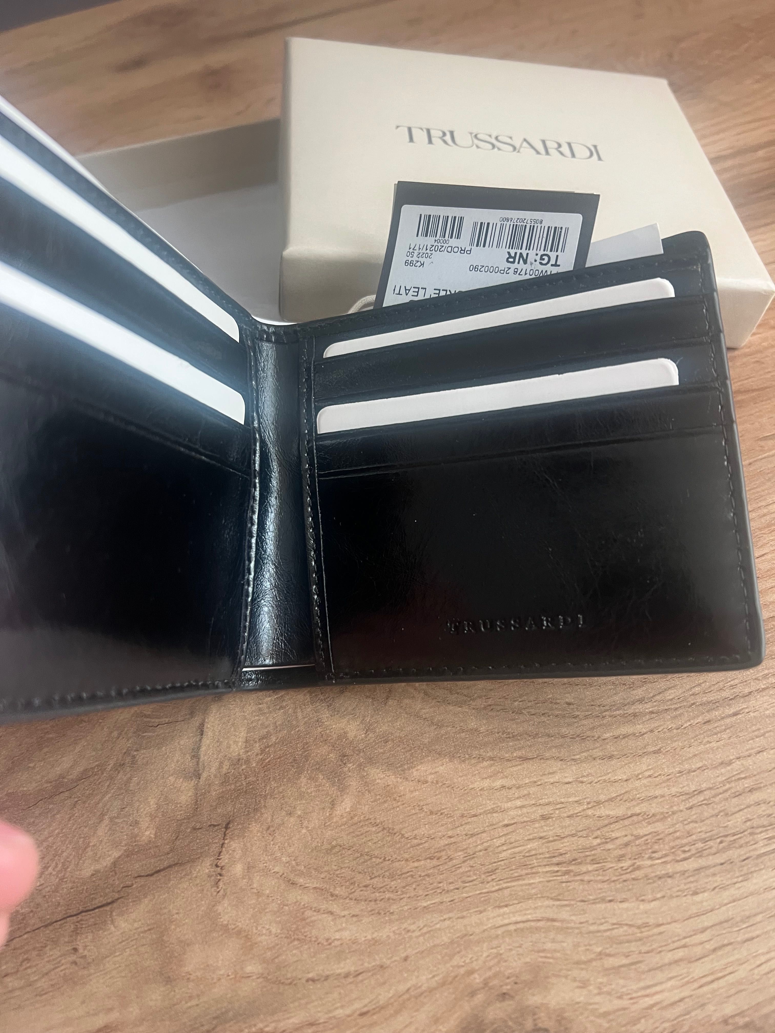 Мъжки кожен портфейл Trussardi