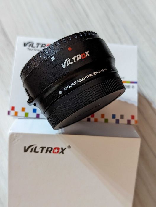 Преходник адаптер Viltrox за Canon от EF/EF-S към EF-M безогледални