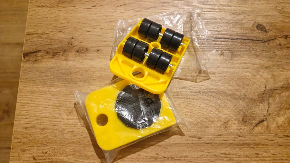 Set doua dispozitive pentru mutat mobila, greutati, piese gabaritice