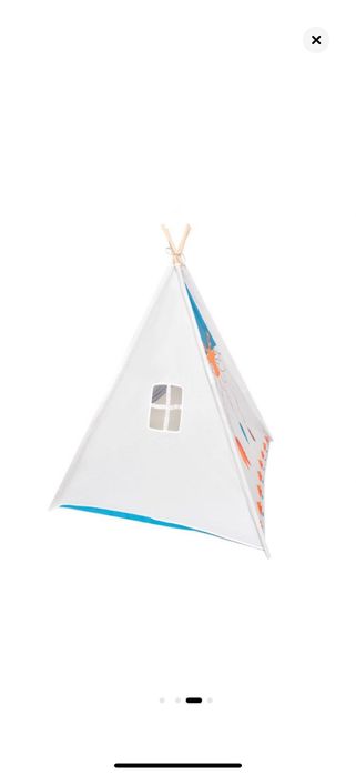 Детска палатка с дървена рамка 120х120х150см.