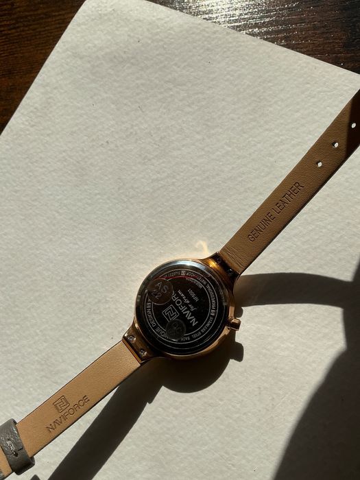 Ceas dama Naviforce Elegance, quartz, aur roz