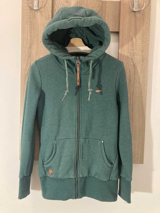 Дамски суичър с качулка и цип на Ragwear, размер М
