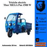 ThorMEGA PLUS triciclu 1500W cu cabina