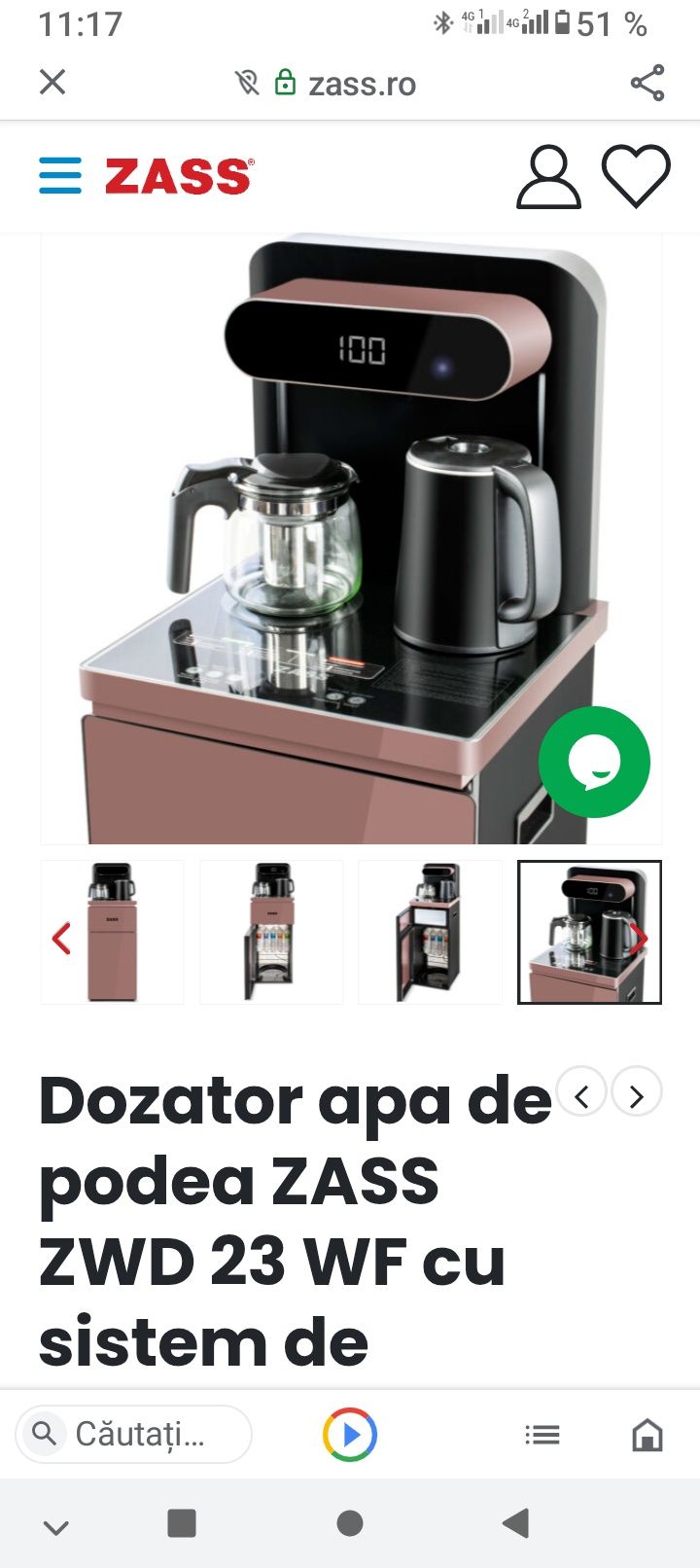 Dozator apa plată răcire/încălzire Nou Premium Lux