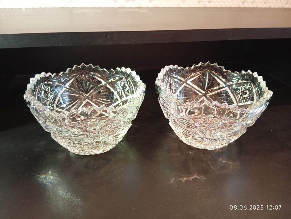 Салатницы хрусталь