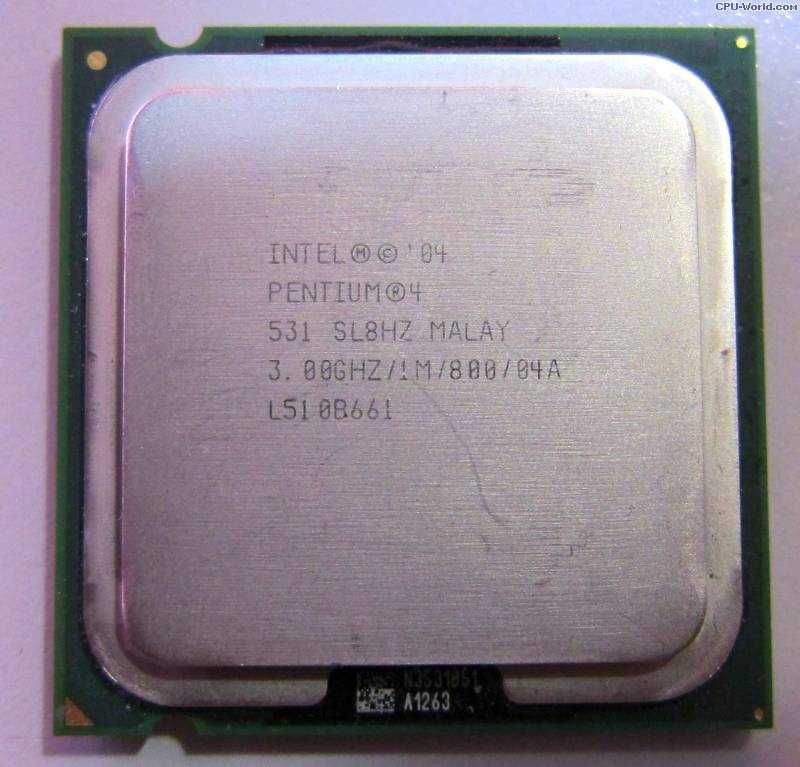 Процесори Socket 775 CPU Intel Pentium 4 различни модели сокет