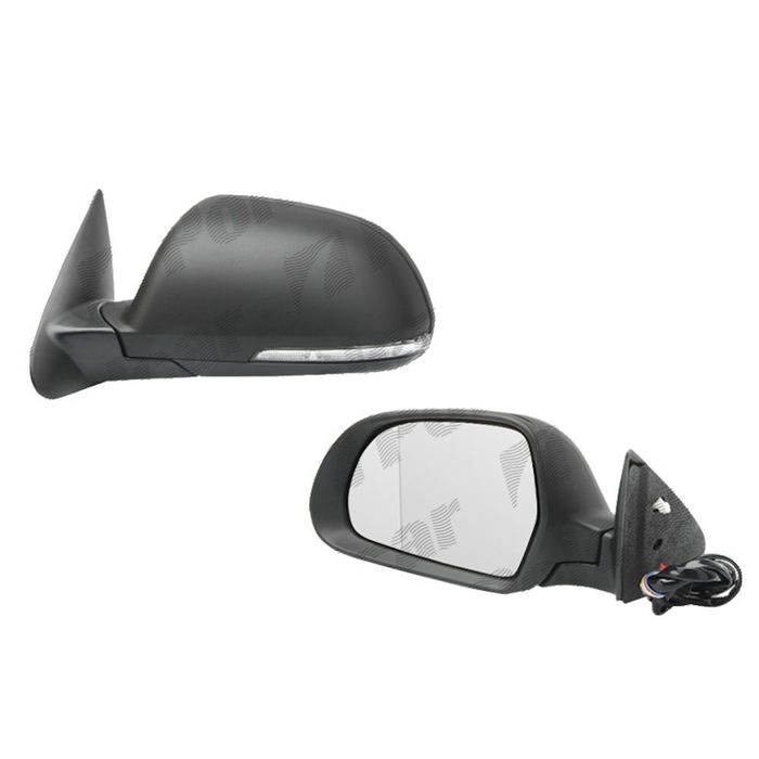 Oglinda exterioara Skoda Octavia 2 (1Z3/1Z5) 10.2008-12.2013 Partea Dreapta Albastra Convex Electrica Cu Incalzire, cu 6 pini, cu semnalizare, carcasa neagra