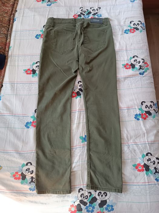 Blugi verzi bărbați, slim fit