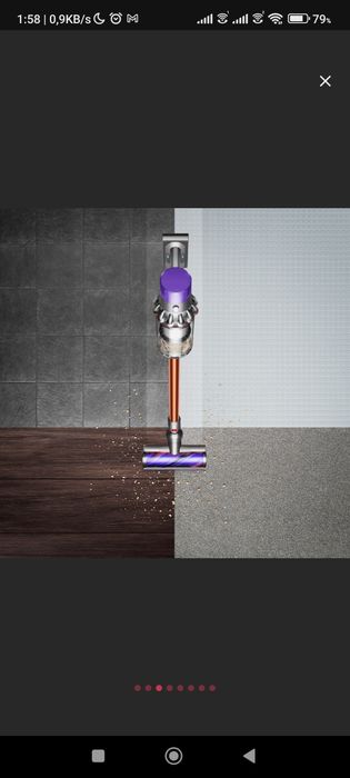 DYSON-V10-AbsoluteAspiratorVertical, 0.76l, original, in garantie.