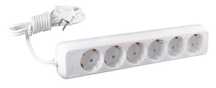 Prelungito 6 prize, 5 m, 2500W, 3 x 1.5 mm, contact de protectie