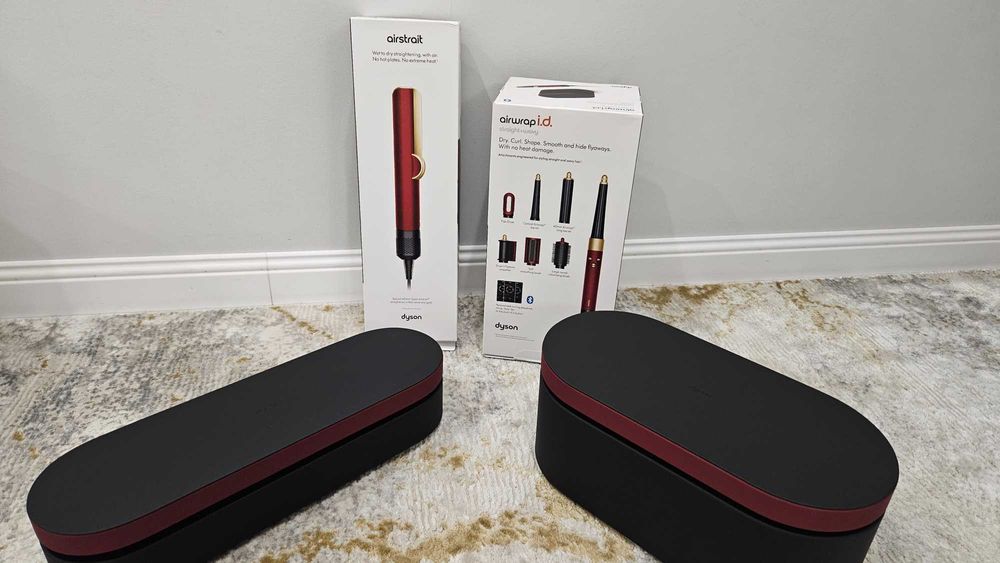 Dyson Styler, Dyson Airstrait (Red Velvet)