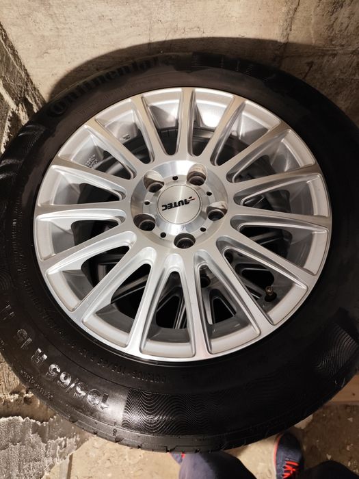 Jante aliaj 15"  5x100(vw, audi a1,a3 chrysler,seat, skoda) +anvelope