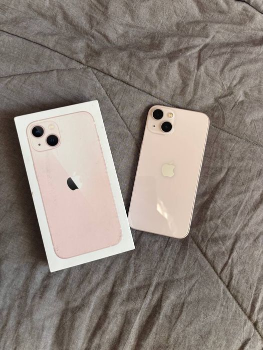 IPHONE 13 128GB розового цвета в идеальном состоянии с коробкой