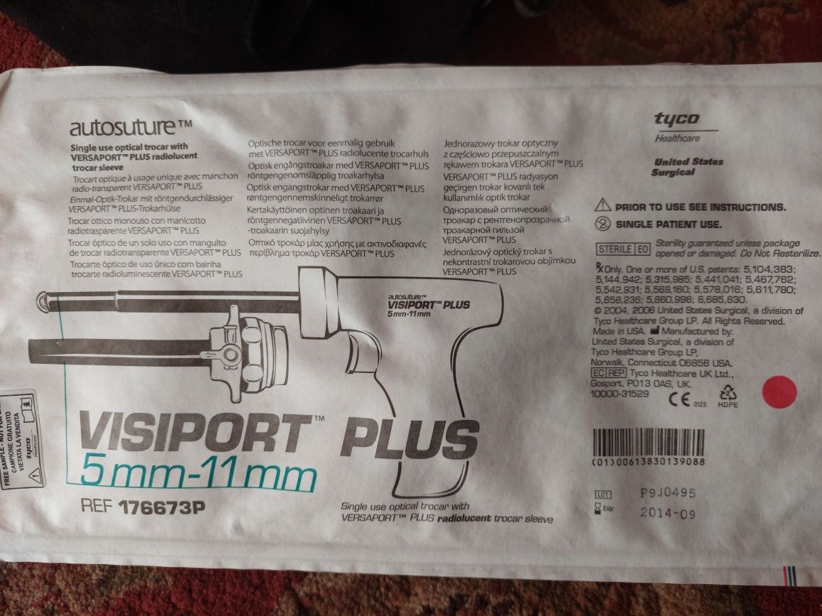 Covidien visiport plus autosuture 5-11mm , aparat medical