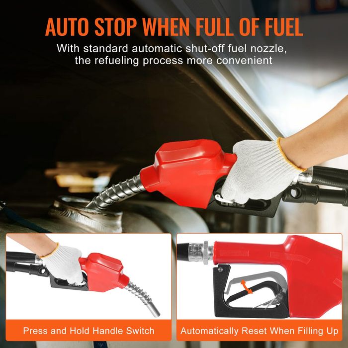 Pompa Transfer Carburant 12V DC 57L/min,Auto-Oprire