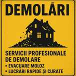 Servicii de DEMOLARE – rapid, sigur și curat!