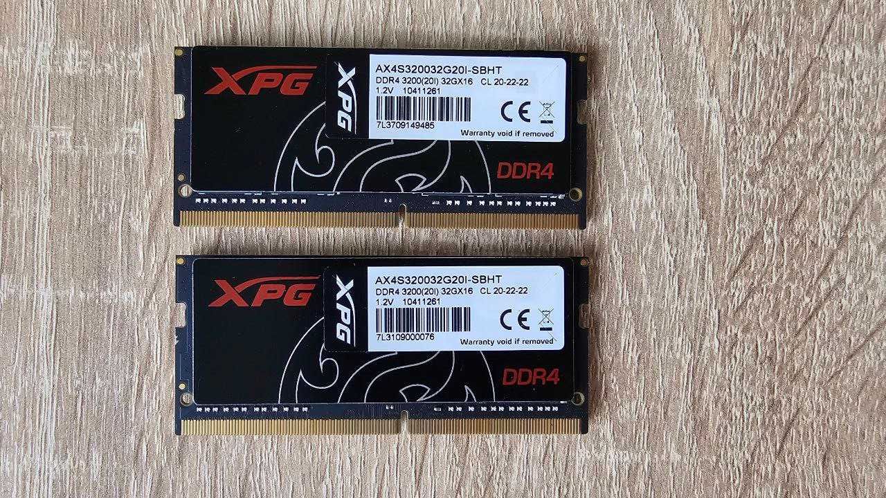 Память ОЗУ DDR4 SODIMM ADATA 2x32GB 3200MHz CL20-22-22