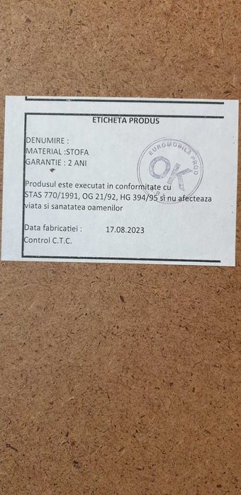 Vand canapea 3 locuri ODESSA moderna extensibila