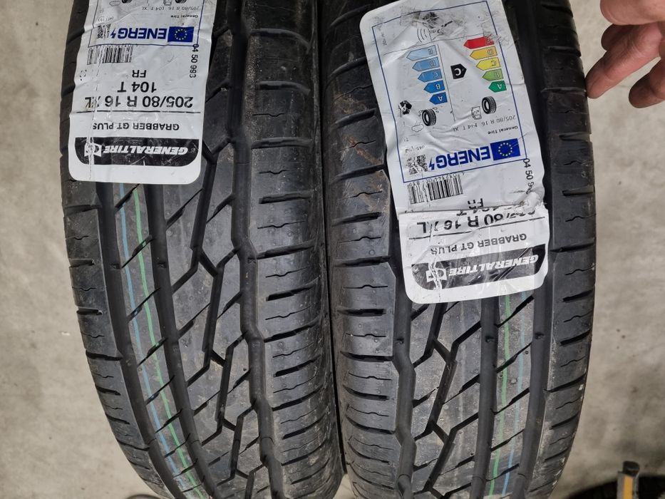 2 anvelope vara noi General 205 80 16