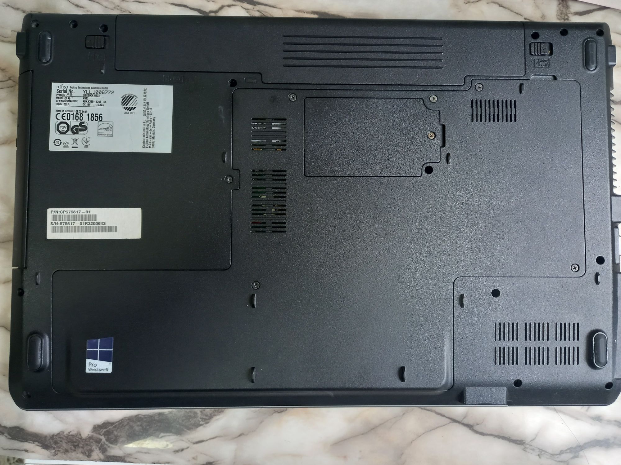 Лаптоп Fujitsu N532 17.3 FHD Intel Core I7 -3630QM 16gb  GT 620M