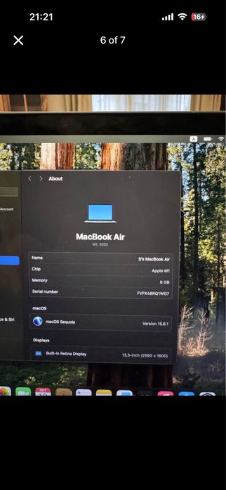 MacBook Air M1 2020 - 1TB