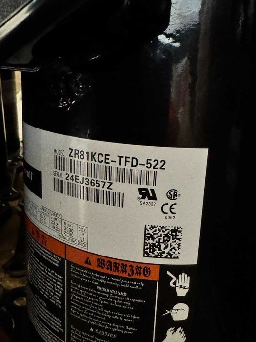 Компрессор Copeland ZR81KCE-TFD-522, ZR61KCE-TFD-522, ZR61KCE-TFD-422