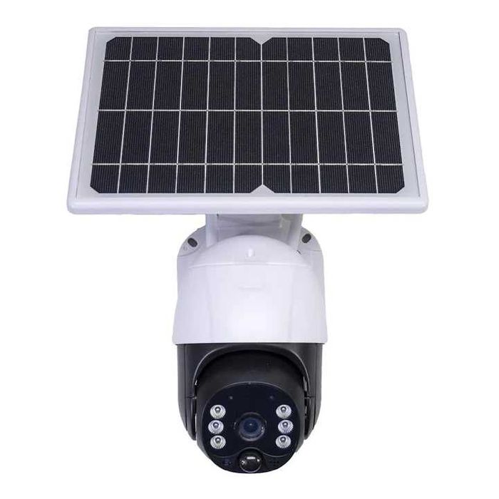 Camera supraveghere video cu panou solar 1080P Wi-Fi slot microSD