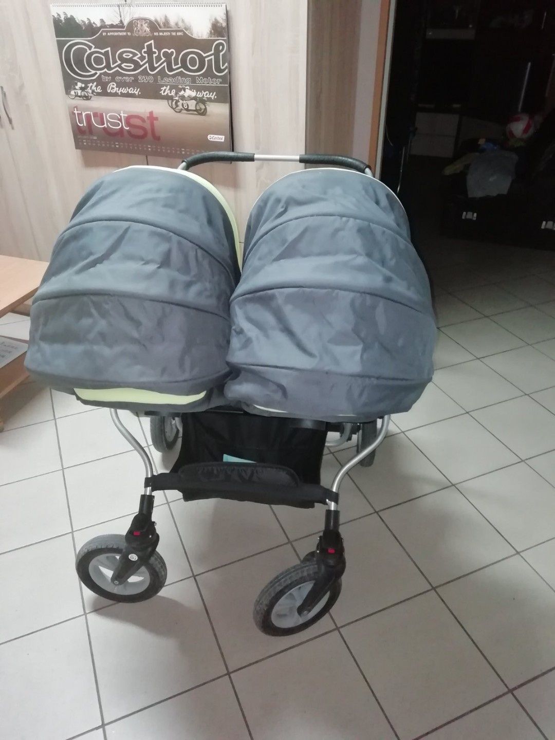 Детска количка за близнаци MIKADO