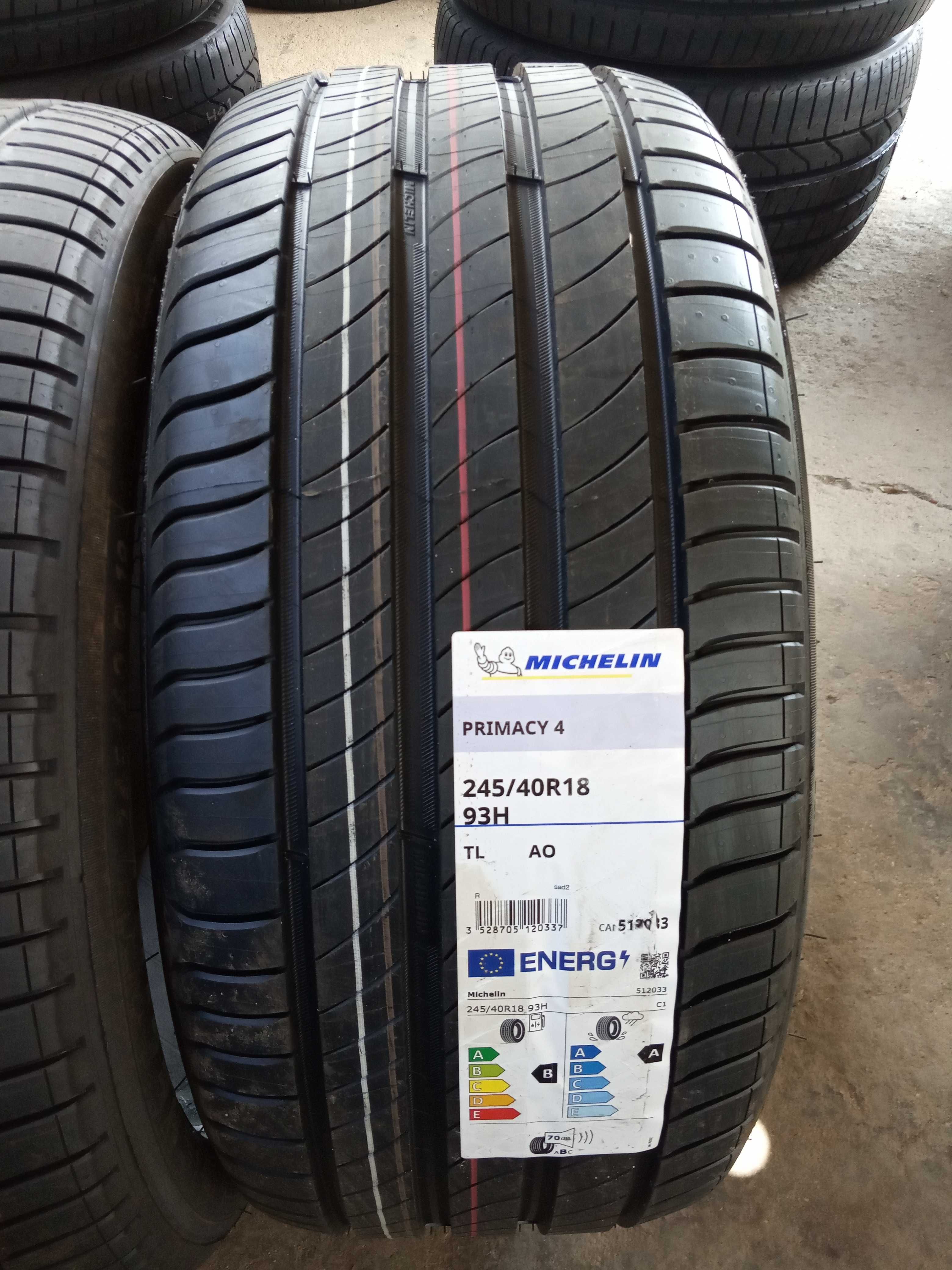 2 Нови летни гуми 245/40R18 Michelin Primacy 4 AO 93H DOT2025 Spain
