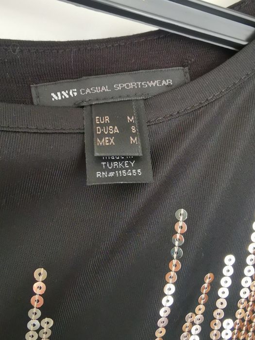 Блуза Mangо с пайети