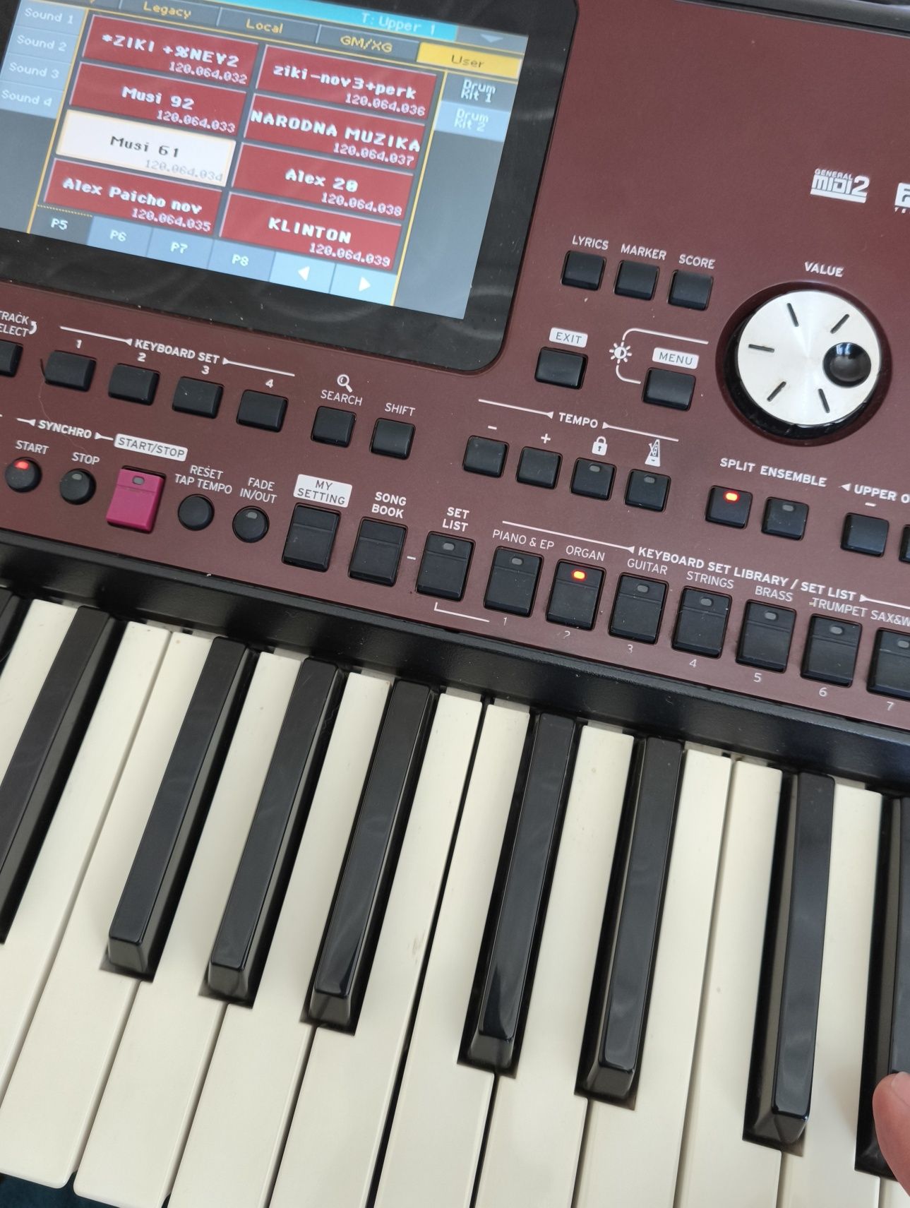 *KORG SET ORIGINAL/Сетове за всички модели на KORG