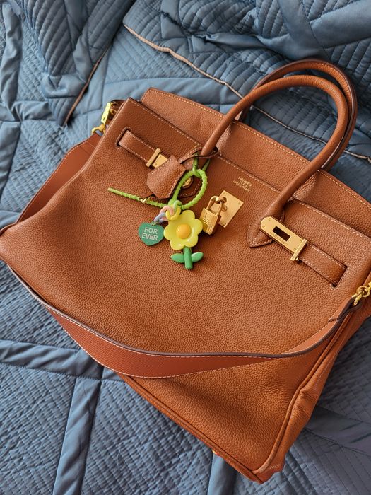 Сумка карамельного цвета Hermes