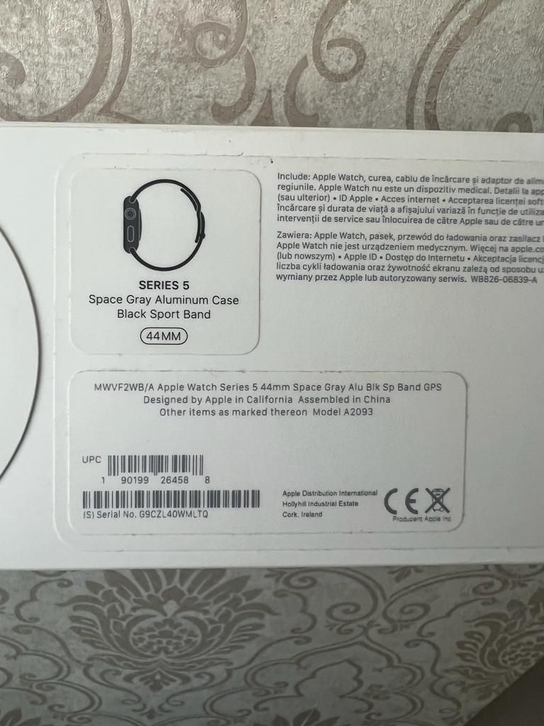 Apple watch 5 44mm Space Gray