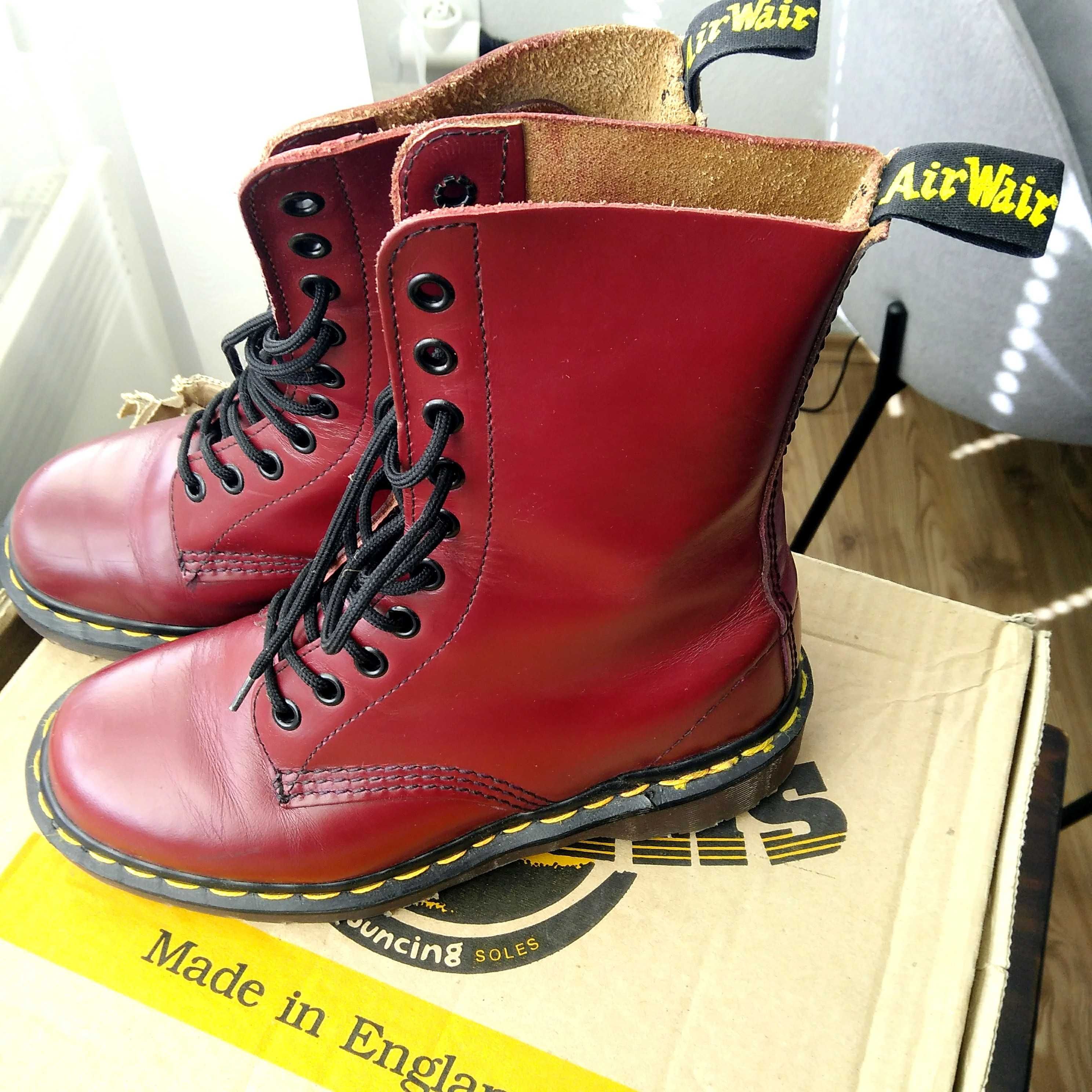 Dr. MARTENS 1490 Made in England винтидж високи кубинки номер 35.5 UK3