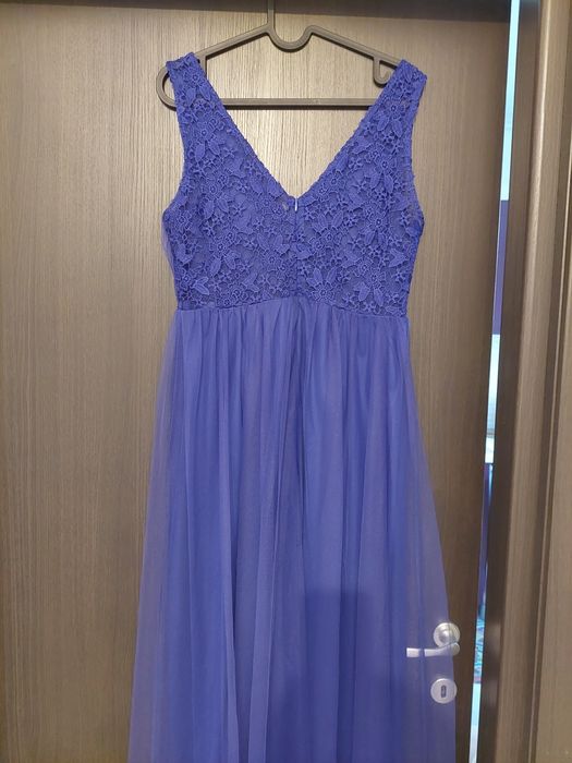 Rochie noua albastra lunga masura 38-40
