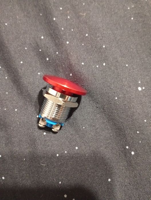 accesorii,întrerupător  tip buton 16mm,5buc 220v, întrerupător reset