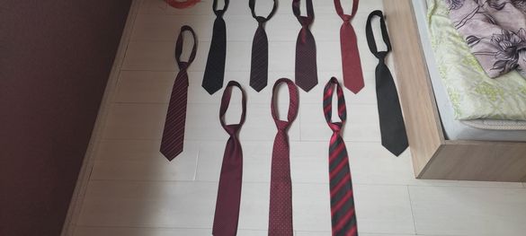 Различни видове вратовръзки от различен клас
