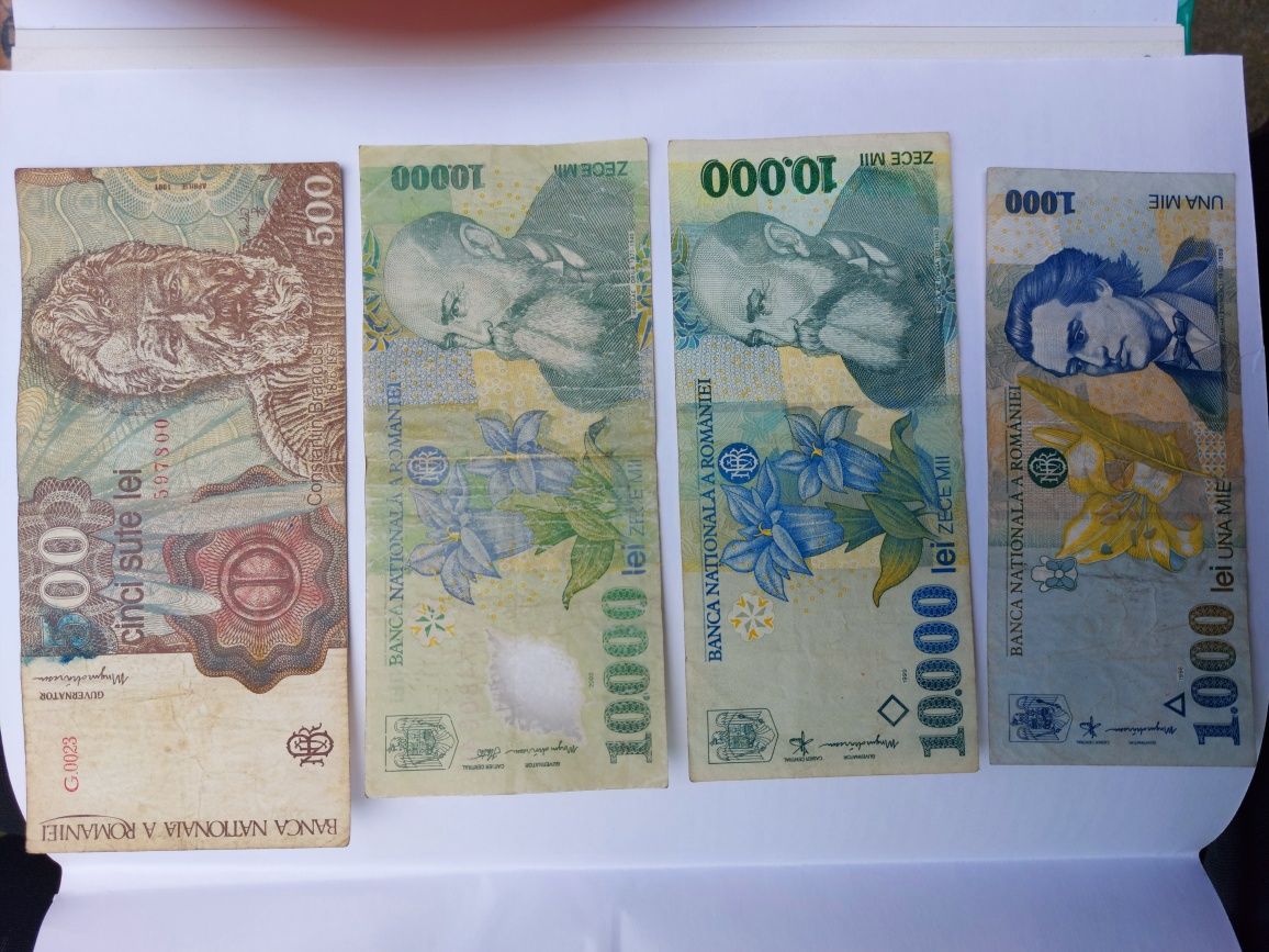 Bancnote romanesti si straine diverse