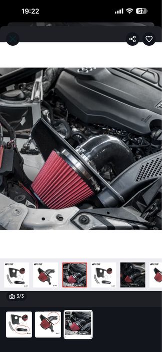 Всмукателен маркуч CTS Turbo (студен въздуховод) за Audi A4/A5 B9