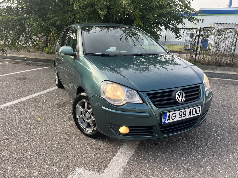 VW POLO  9N / 1.4 Benzina/ 80 cp/ Verde/ 2007