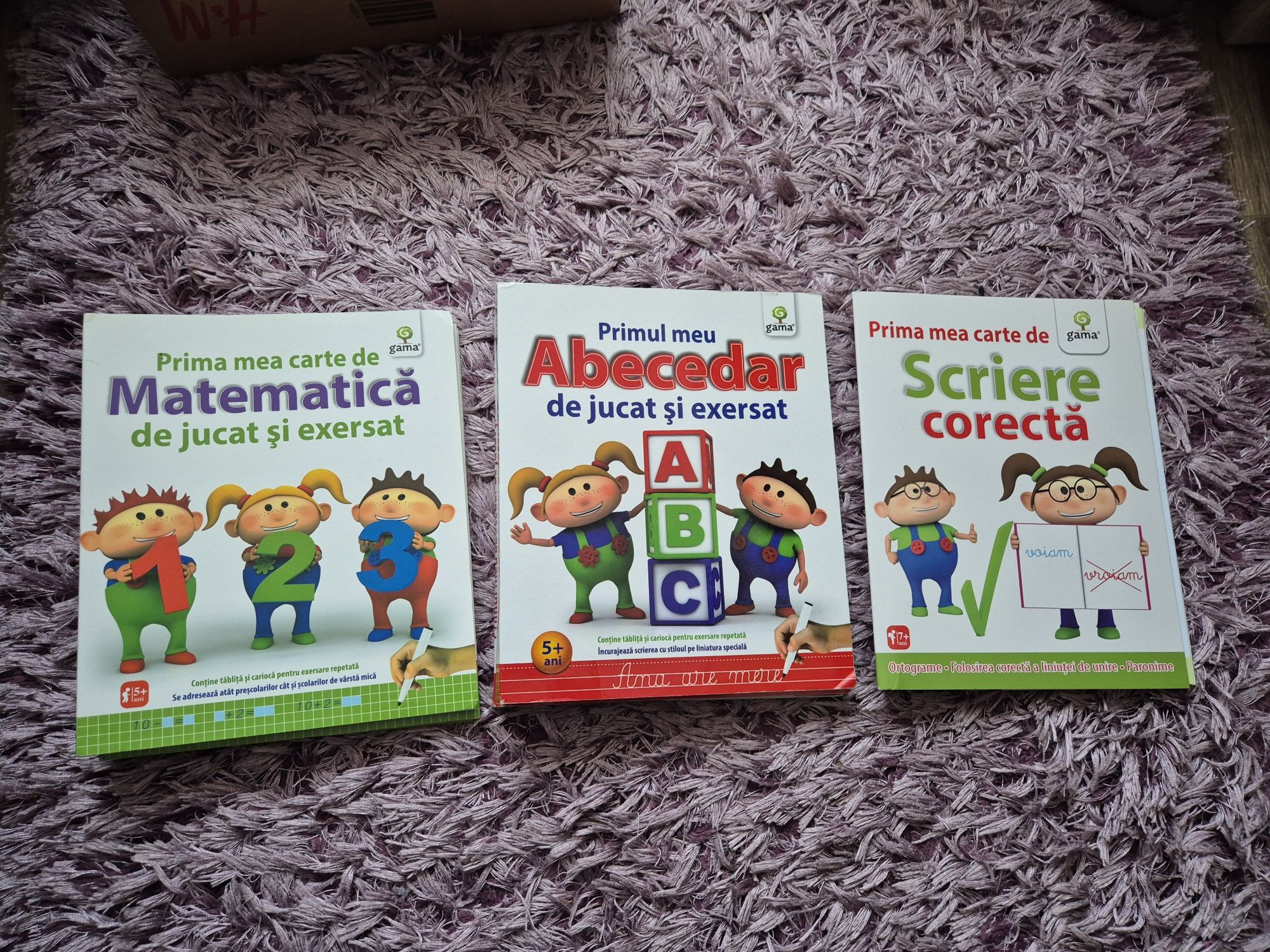 Prima mea carte de Matematica, Abecedar si Scriere corecta Gama
