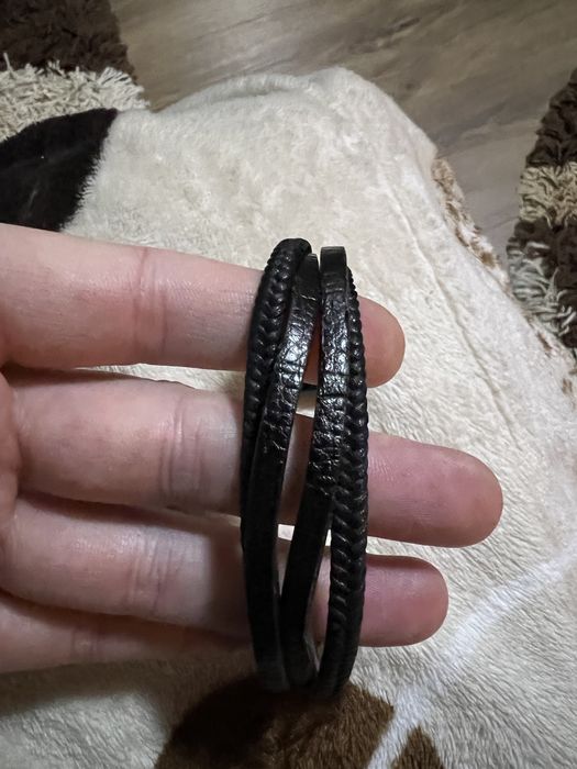 Brățări unisex pietre și zirconiu piele