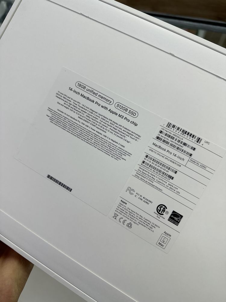MacBook Pro 14 m3 Pro Black