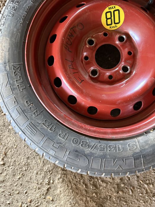 Патерица 13 цола Fiat Punto Michelin T135/80 R13