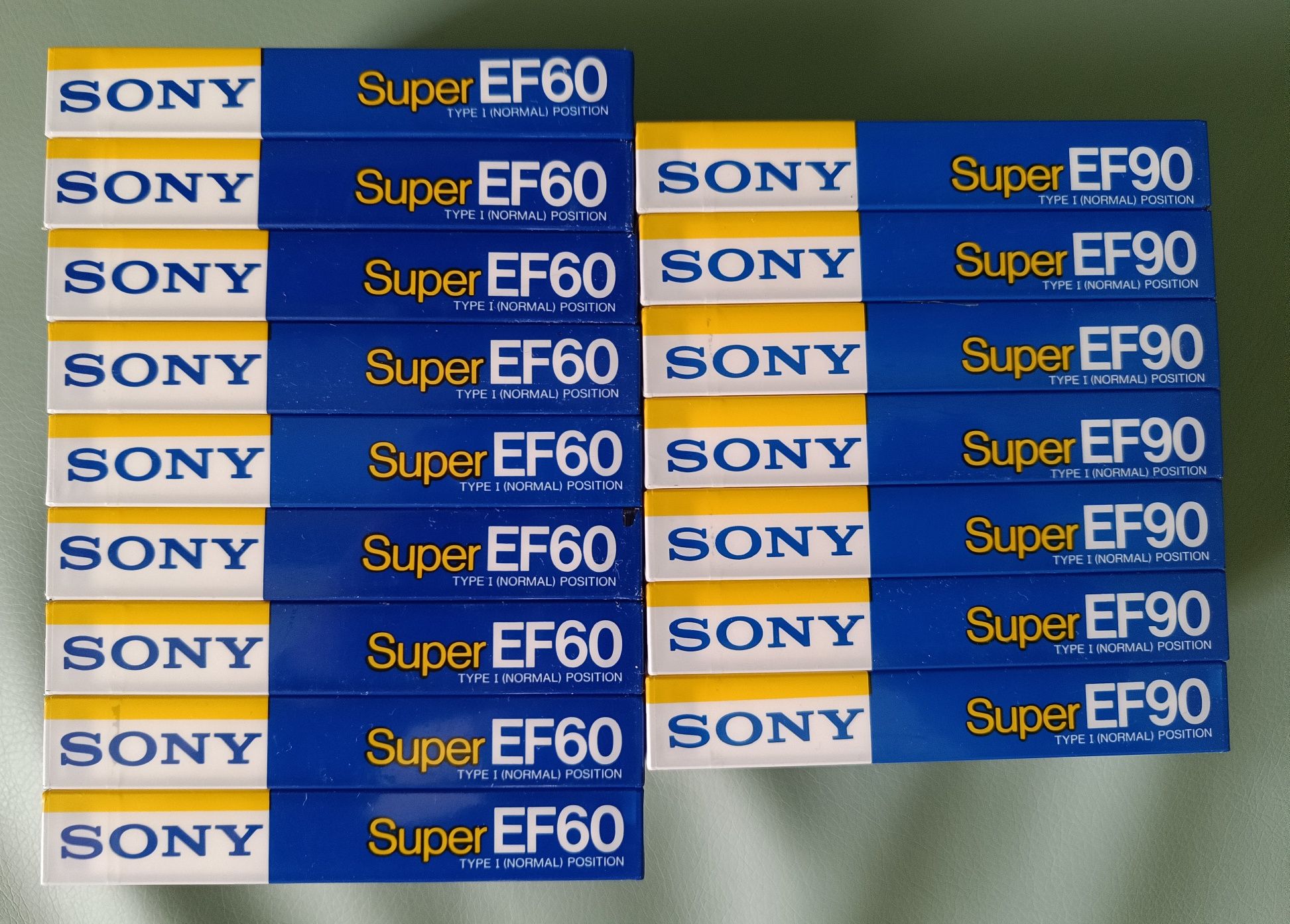 Sony SuperEF casete audio sigilate