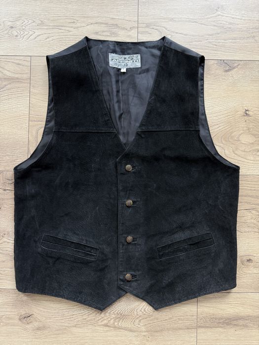 Vesta Piele Naturala AFFINITI Negru Barbati | Marime L