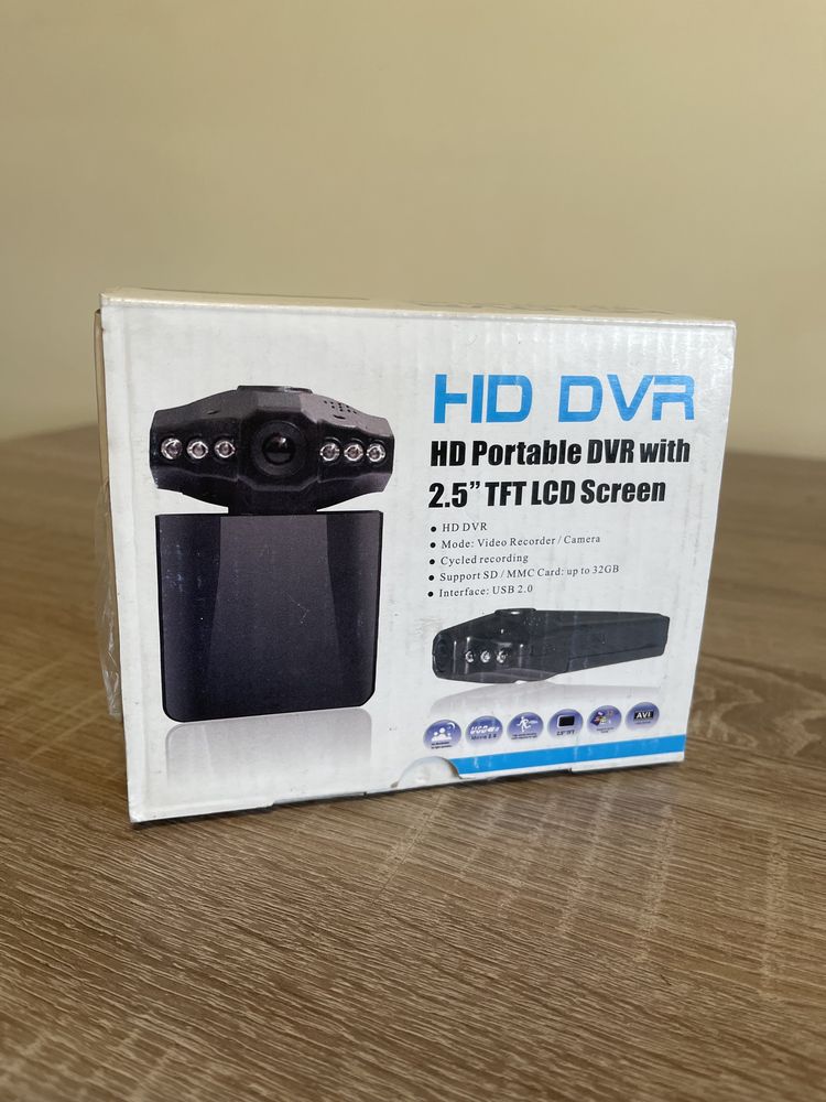 Автомобильный видеорегистратор HD DVR , цвет черный